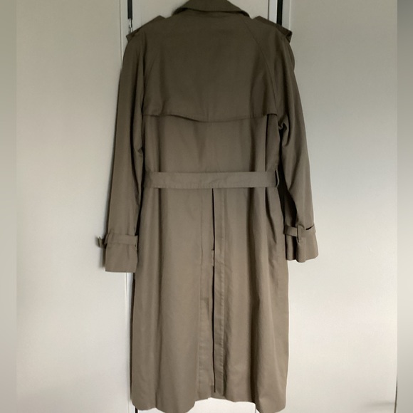 Trench coat Sz 40 Macy’s CLUB ROOM raincoat wool liner 4 seasons EUC - Picture 3 of 10
